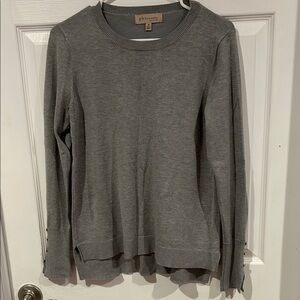Philosophy Gray Knit Top